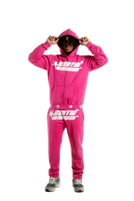 Load image into Gallery viewer, Pink Star Sweatpants
