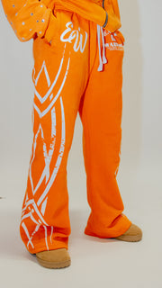 Orange Rated E Sweatpants