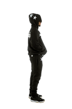 Load image into Gallery viewer, Black Star Sweatpants
