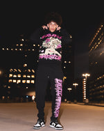 Load image into Gallery viewer, Black Skull Sweatpants

