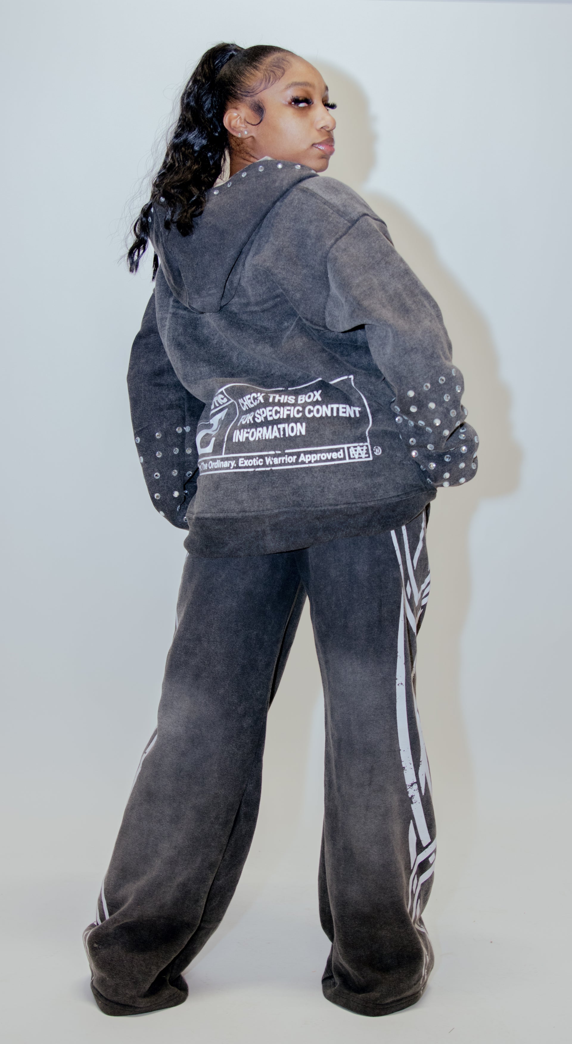 Black Rated E Hoodie